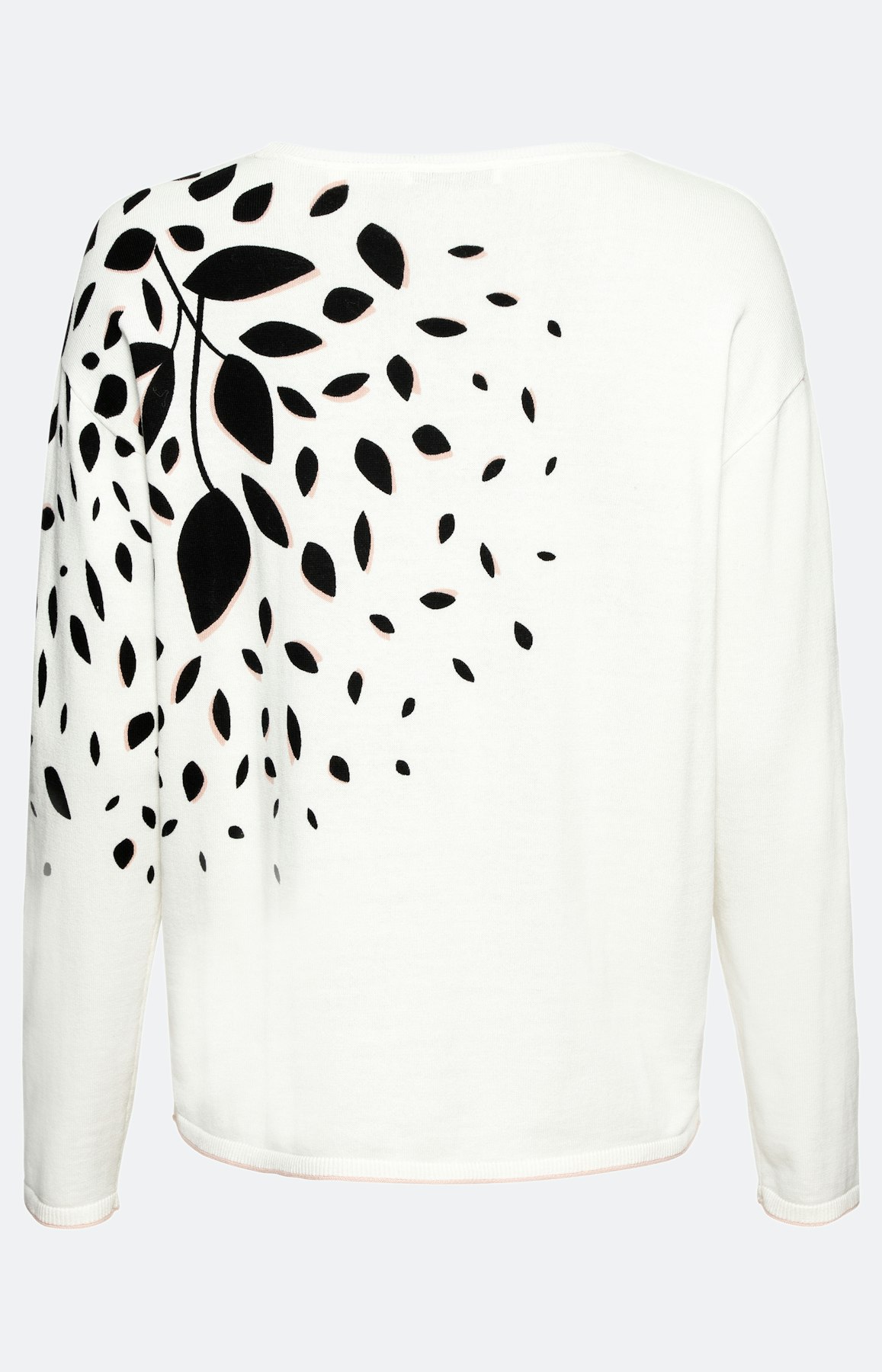 Feinstrickpullover mit Strassdetails