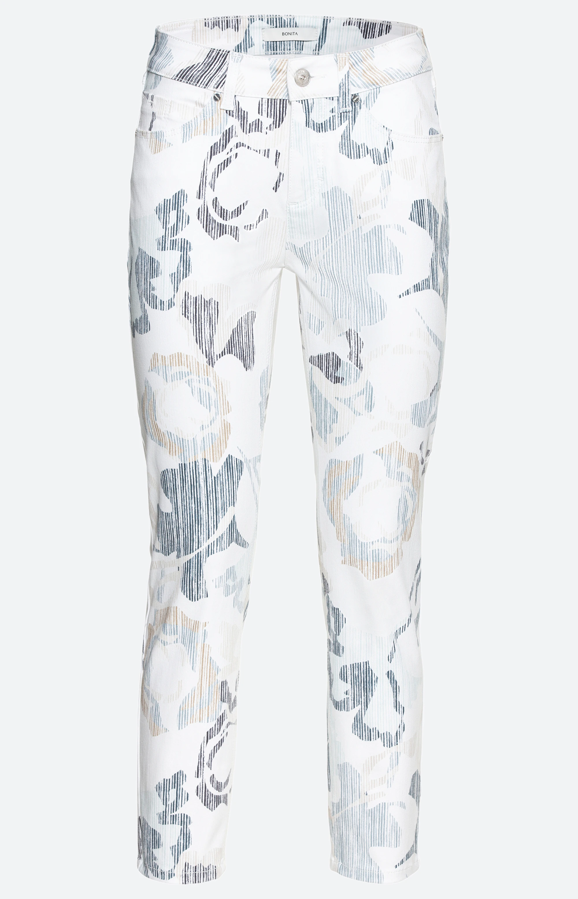 Stylische Seesterne bedruckte Boho Denim Hose für Damen