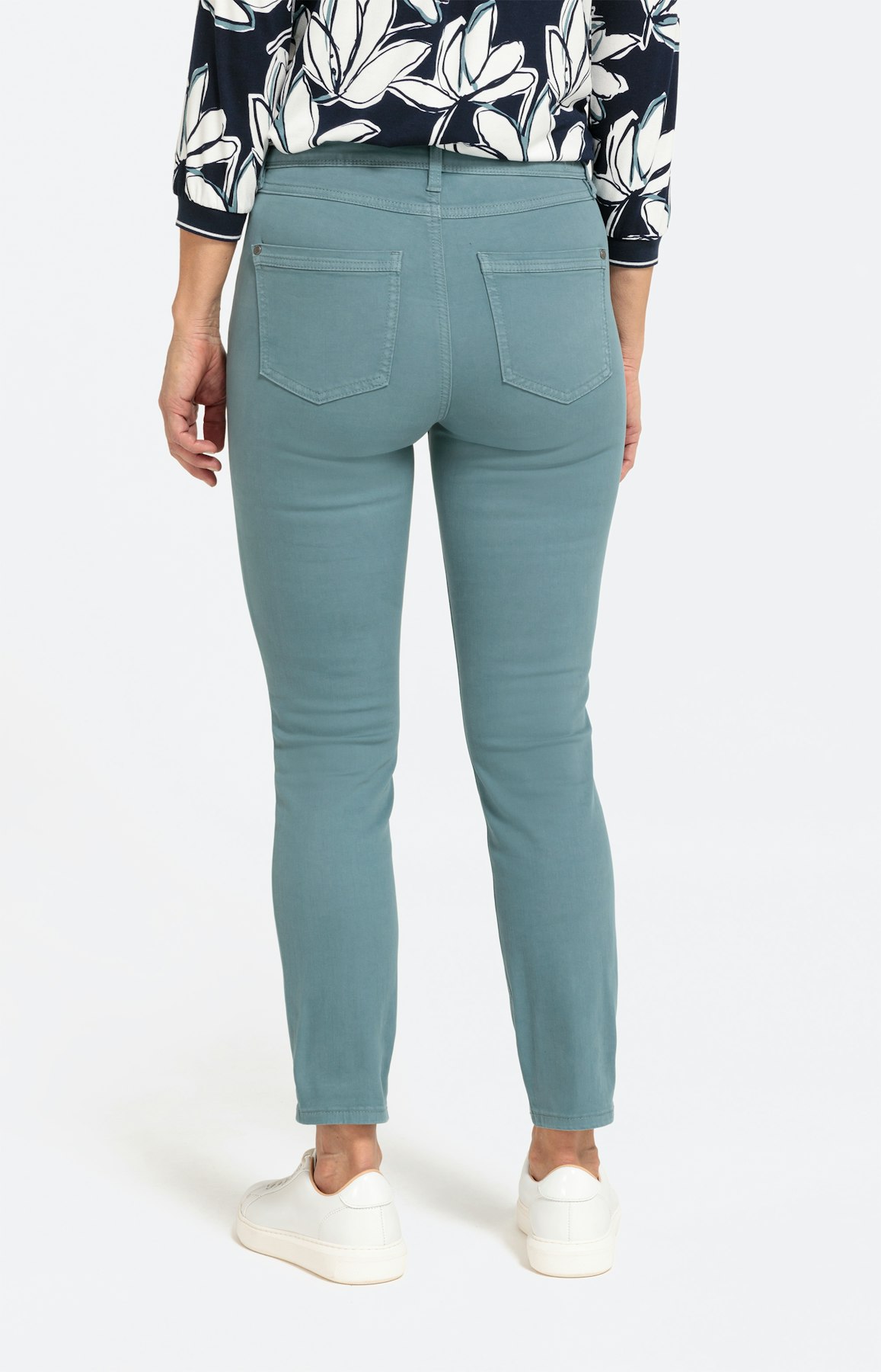 Denim-Hose mit schmalem Bein