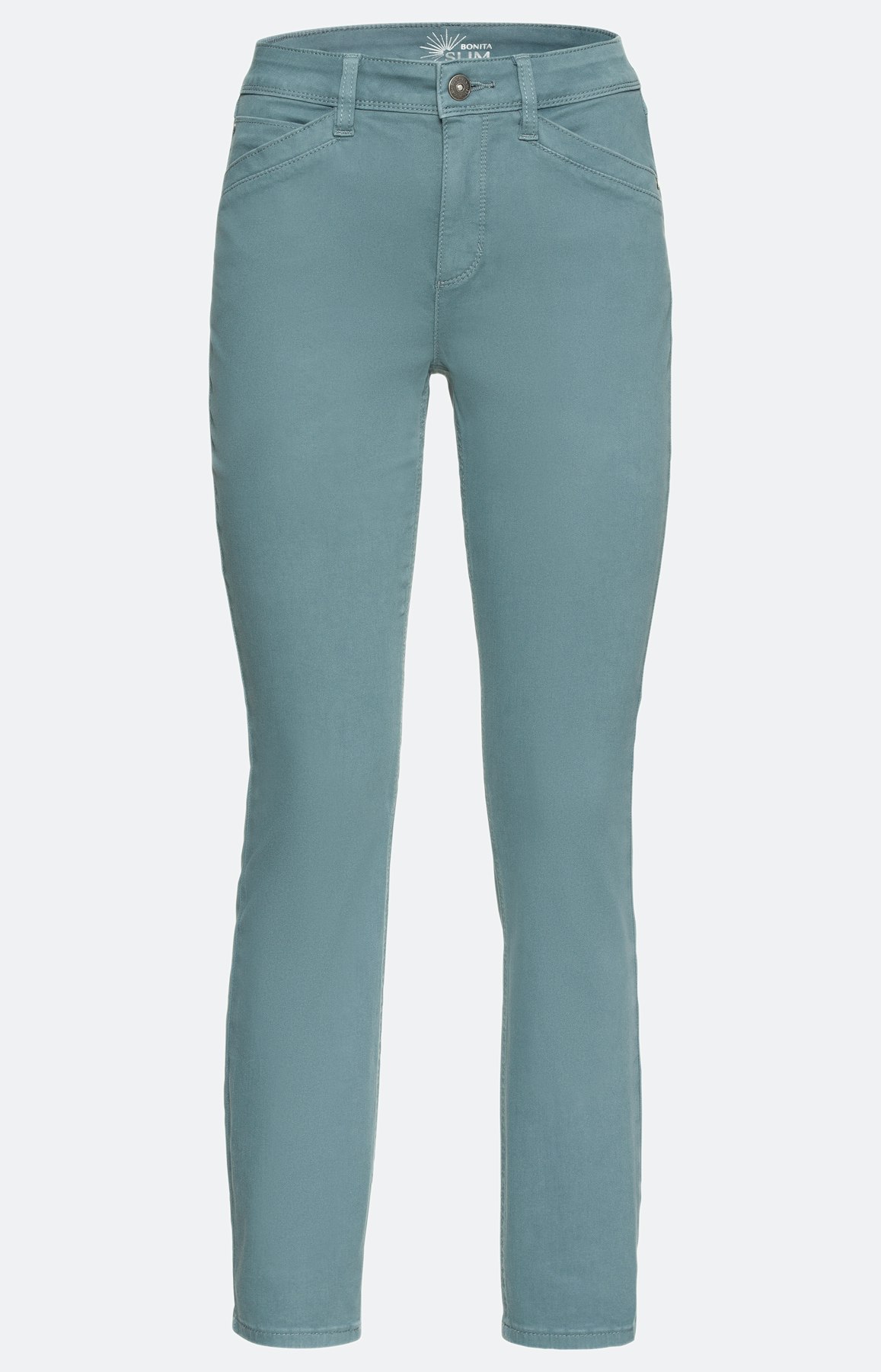 Denim-Hose mit schmalem Bein