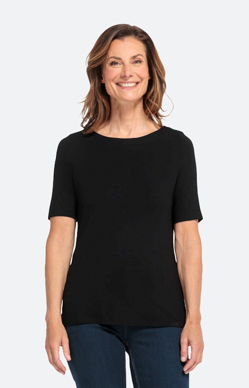 Basic Shirt met halve mouwen