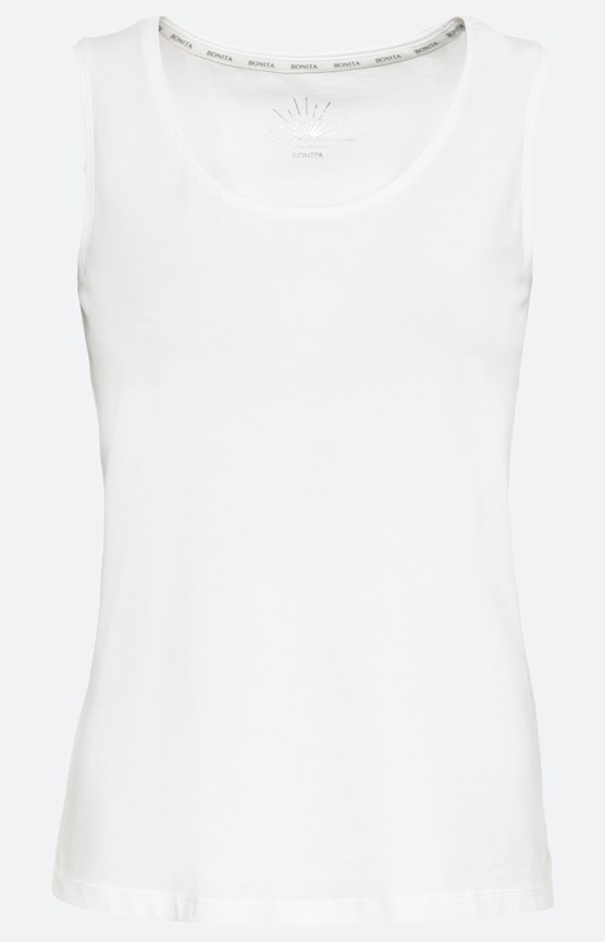 Basic bio cotton Top, wit