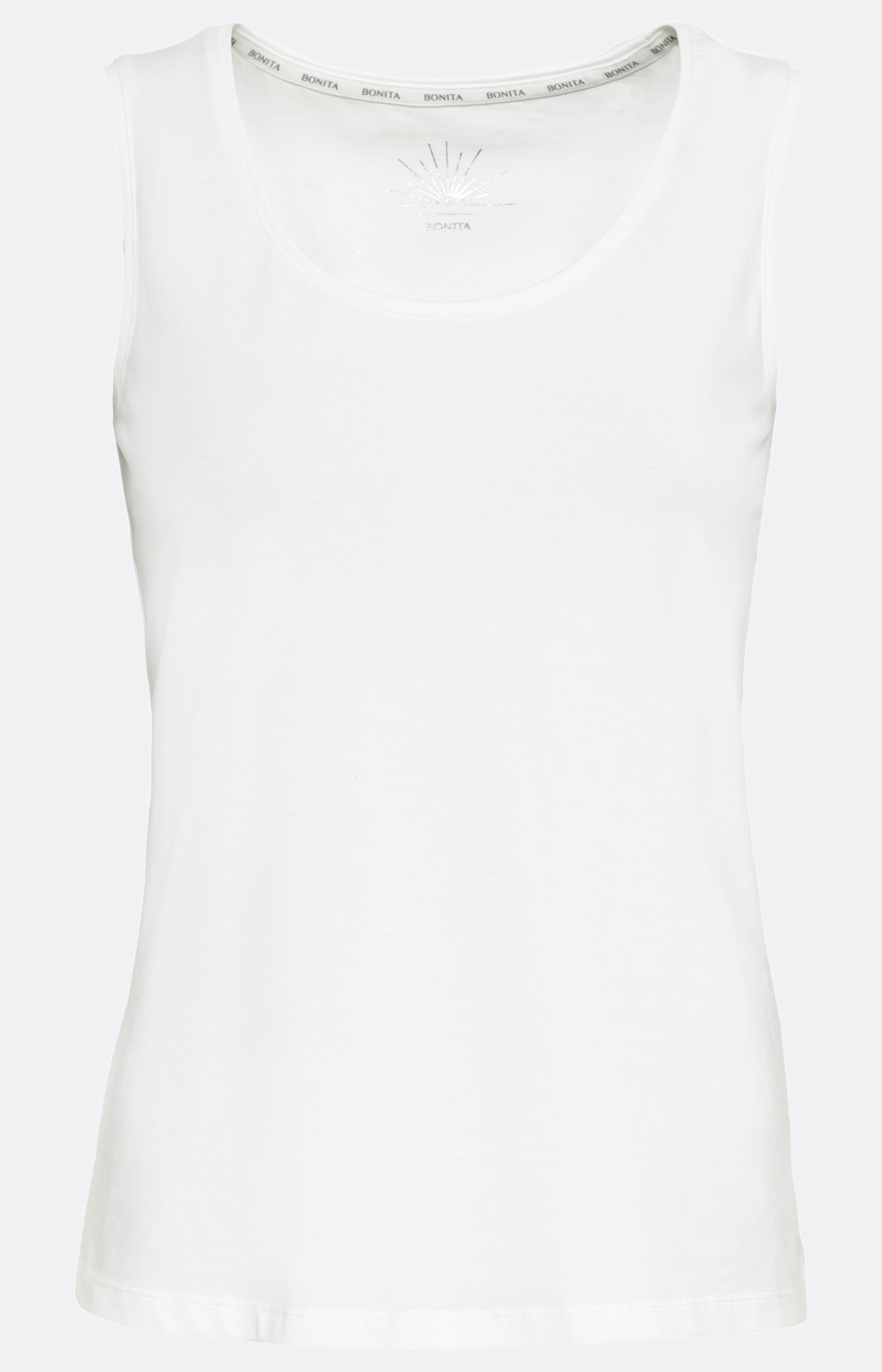 Basic Bio Baumwoll- Top, weiß