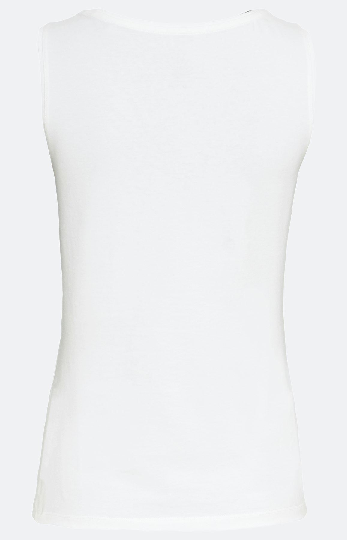 Basic Bio Baumwoll- Top, weiß