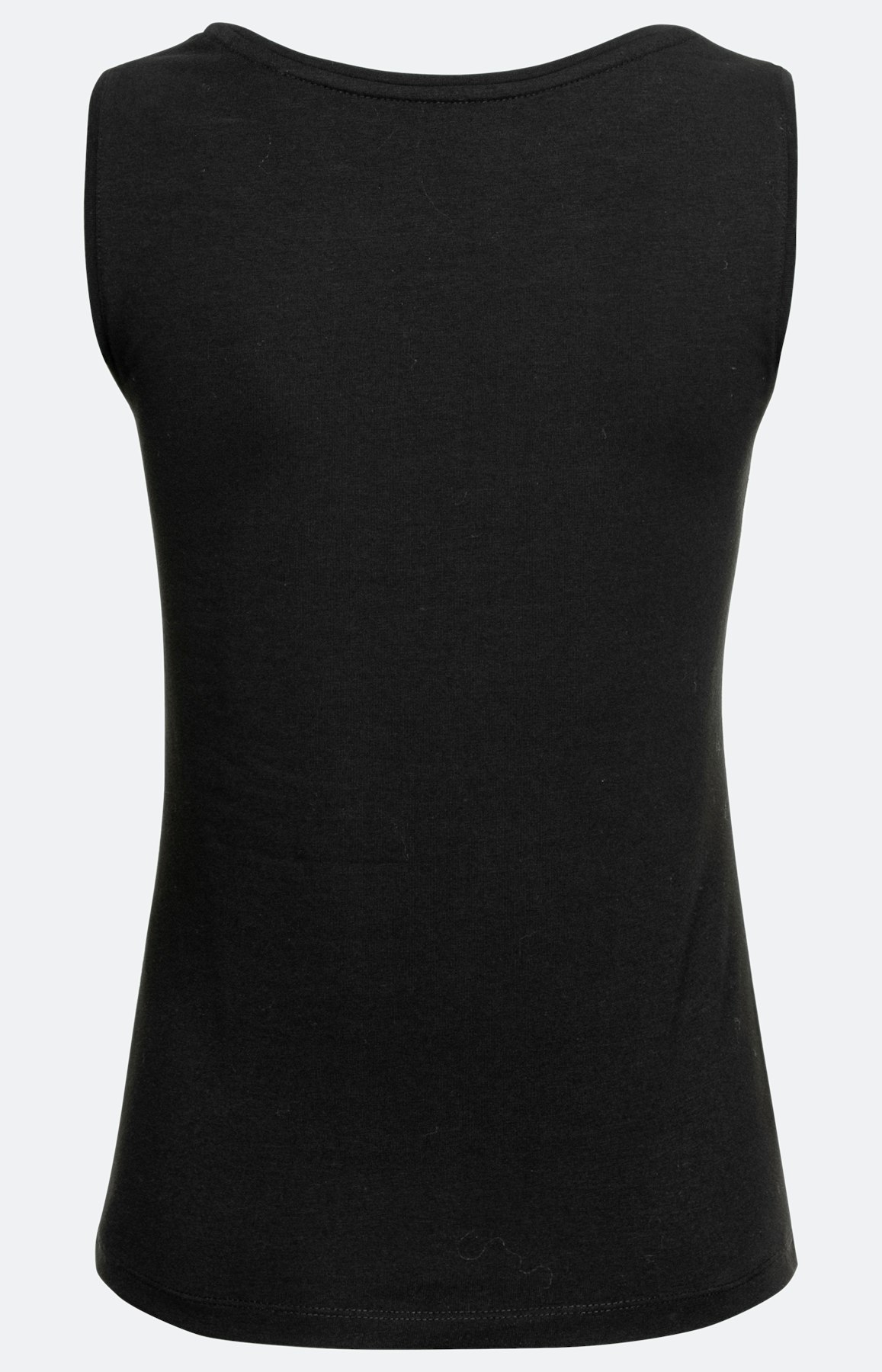 Basic bio cotton top, zwart