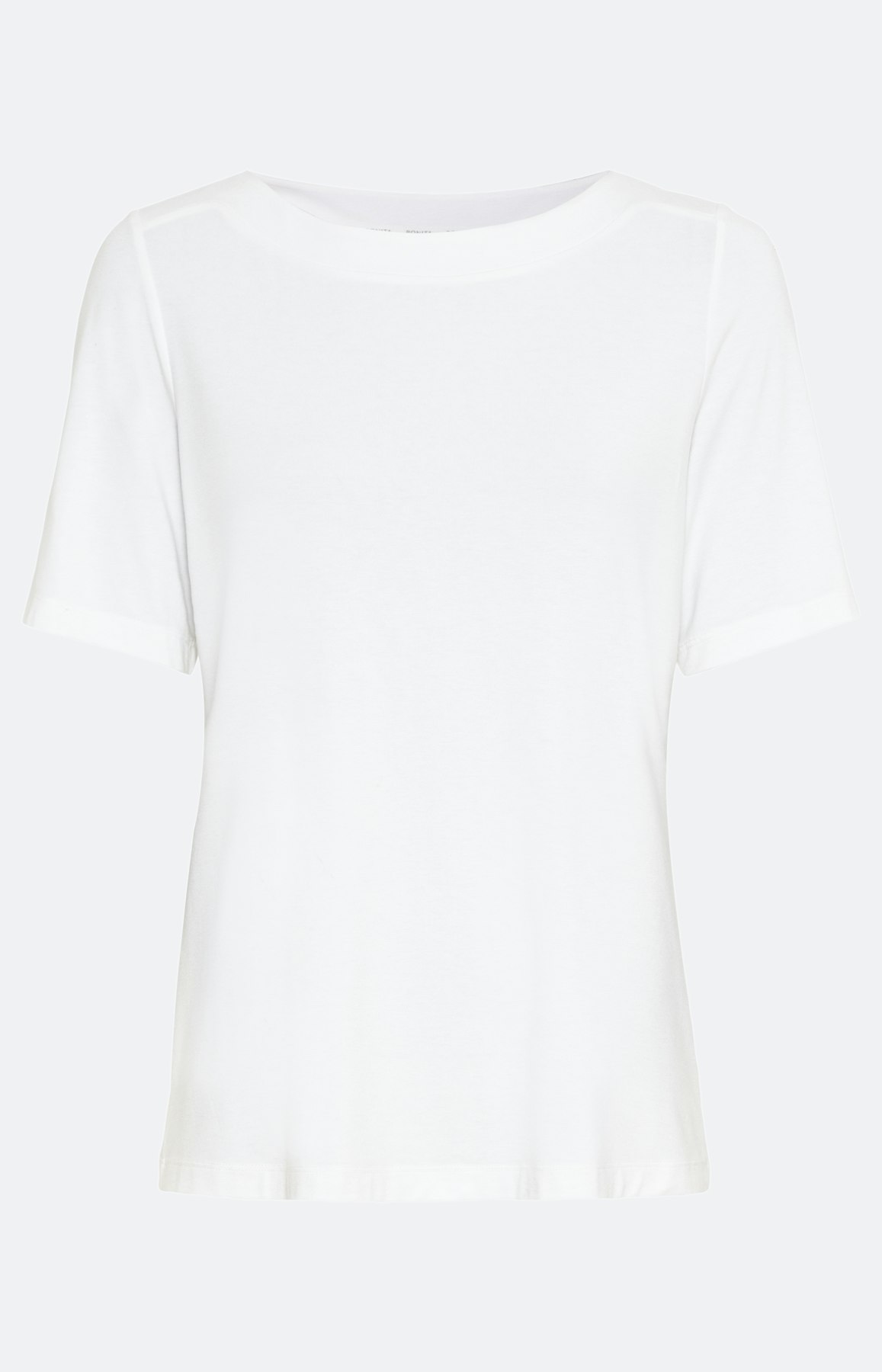 Basic T-shirt met 1/2 mouwen, wit