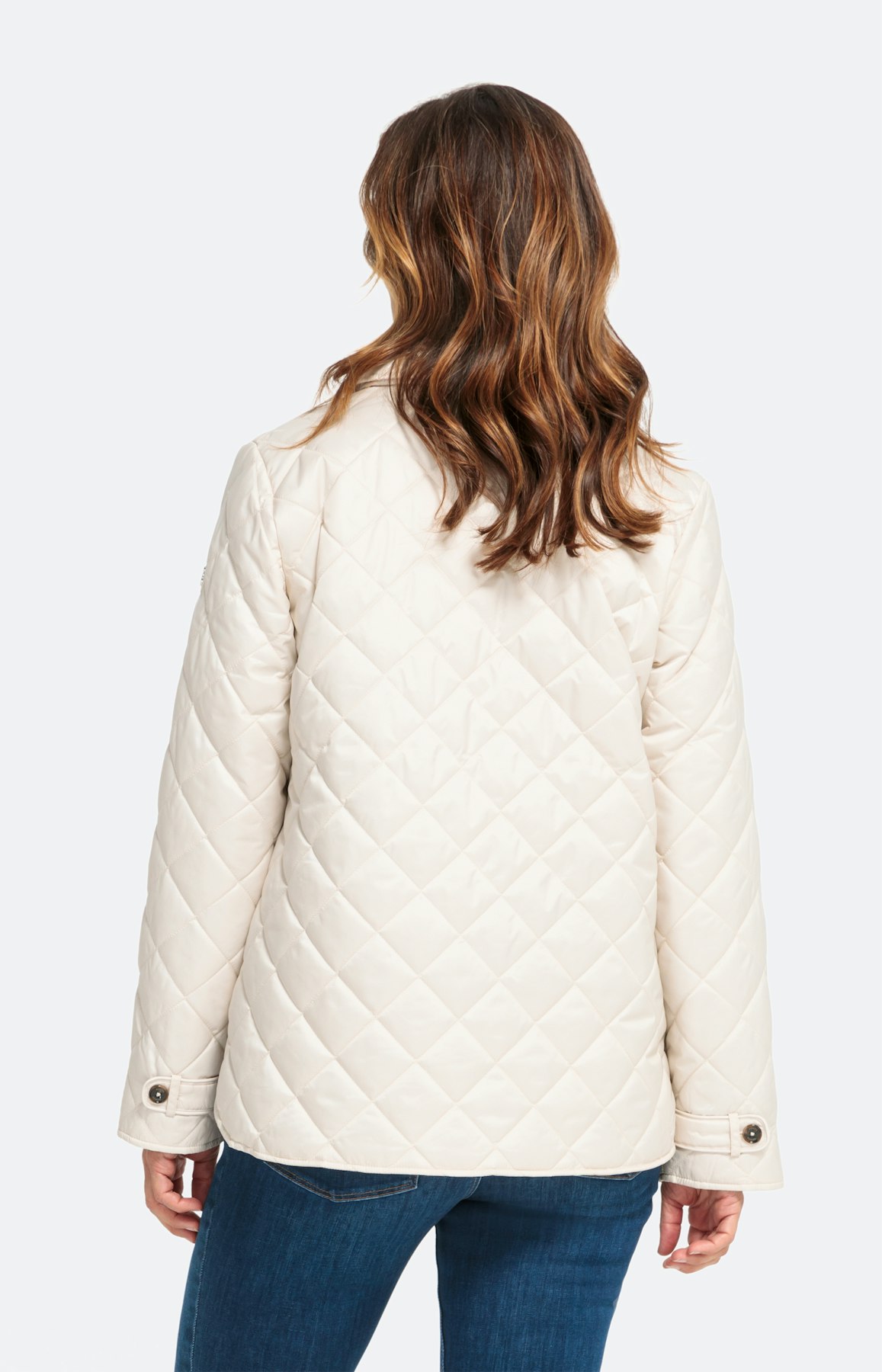 Leichte Steppjacke mit Knopfleiste