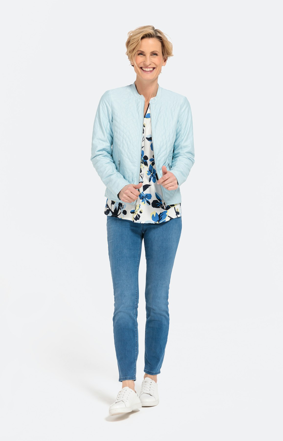 Bluse mit floralem Print