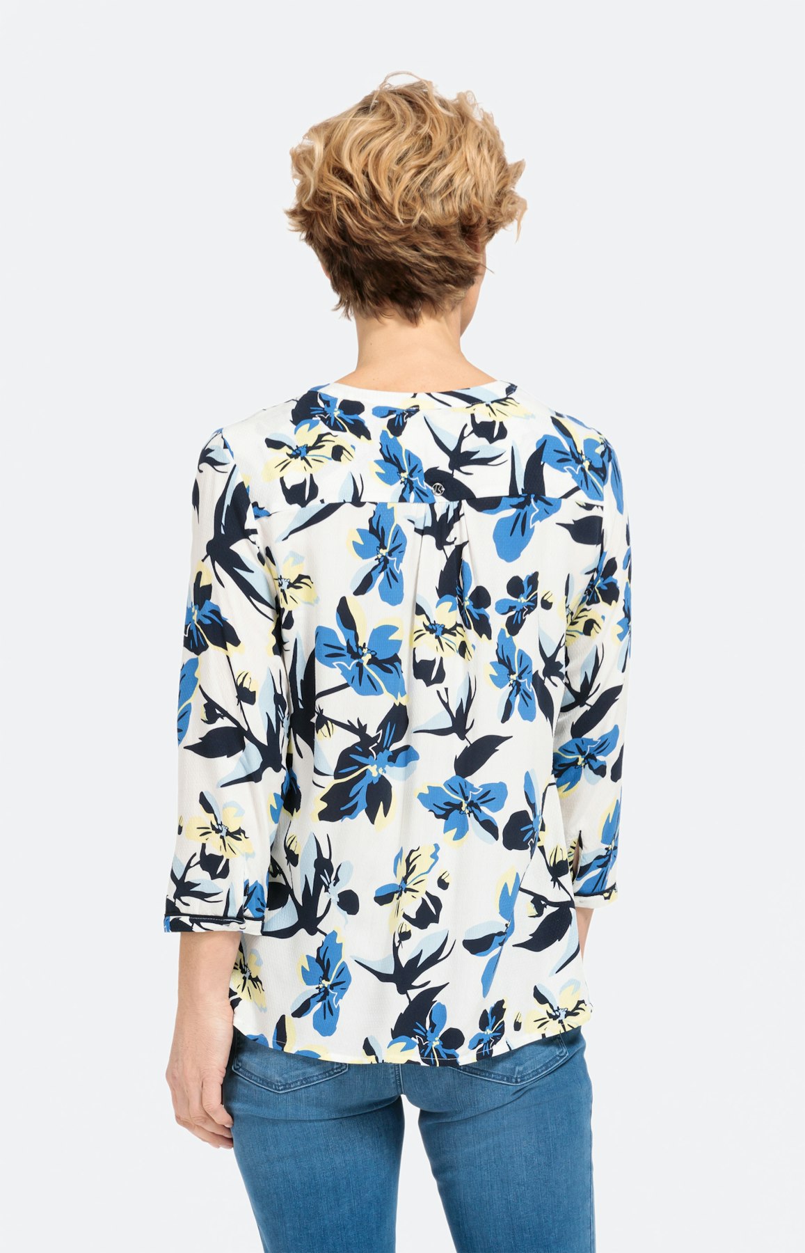 Bluse mit floralem Print