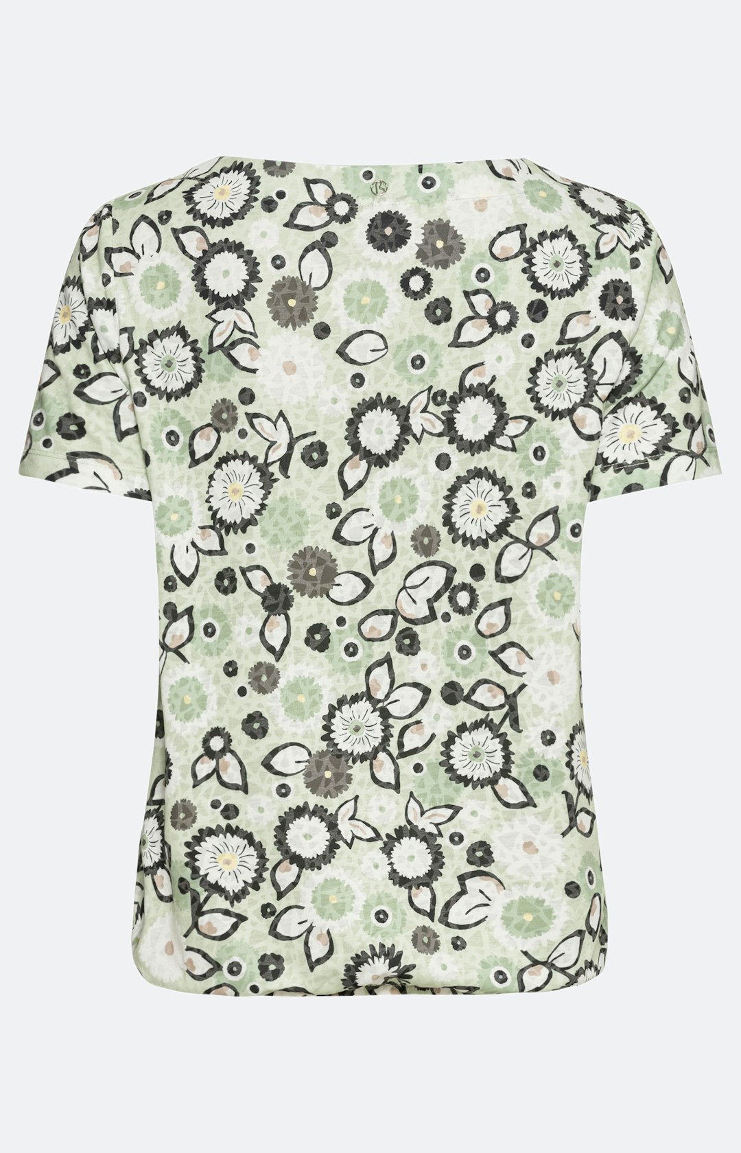 Gemustertes T-Shirt mit elastischem Bund
