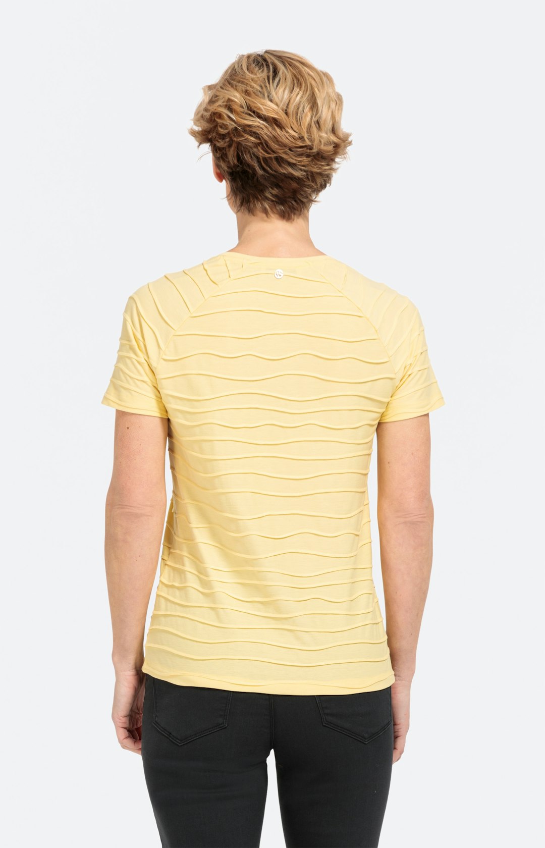 T-Shirt mit Wellen-Design