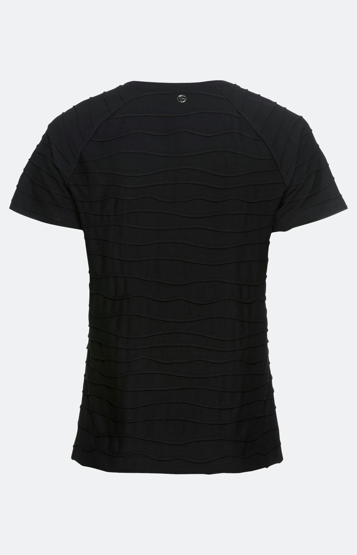 T-Shirt mit Wellenstruktur