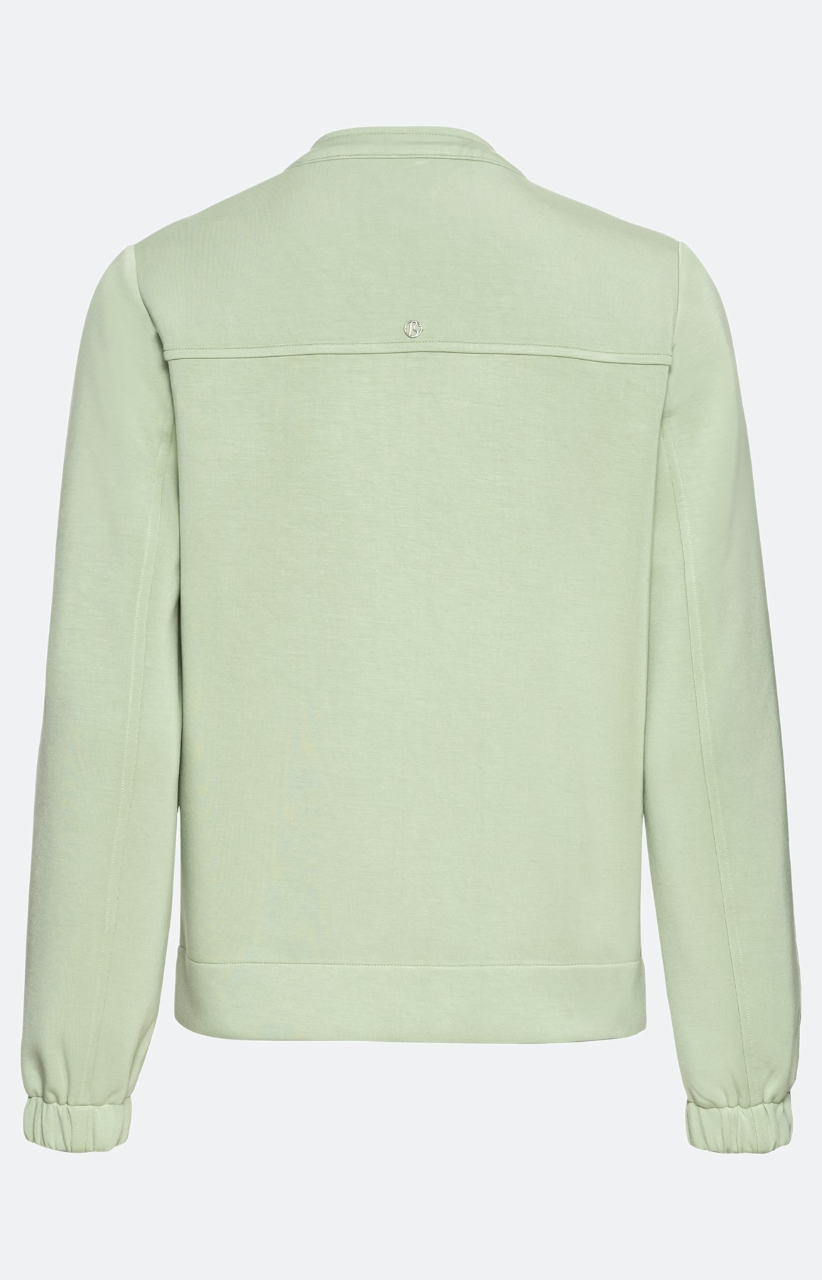 Kurze Sweatjacke mit Reißverschluss