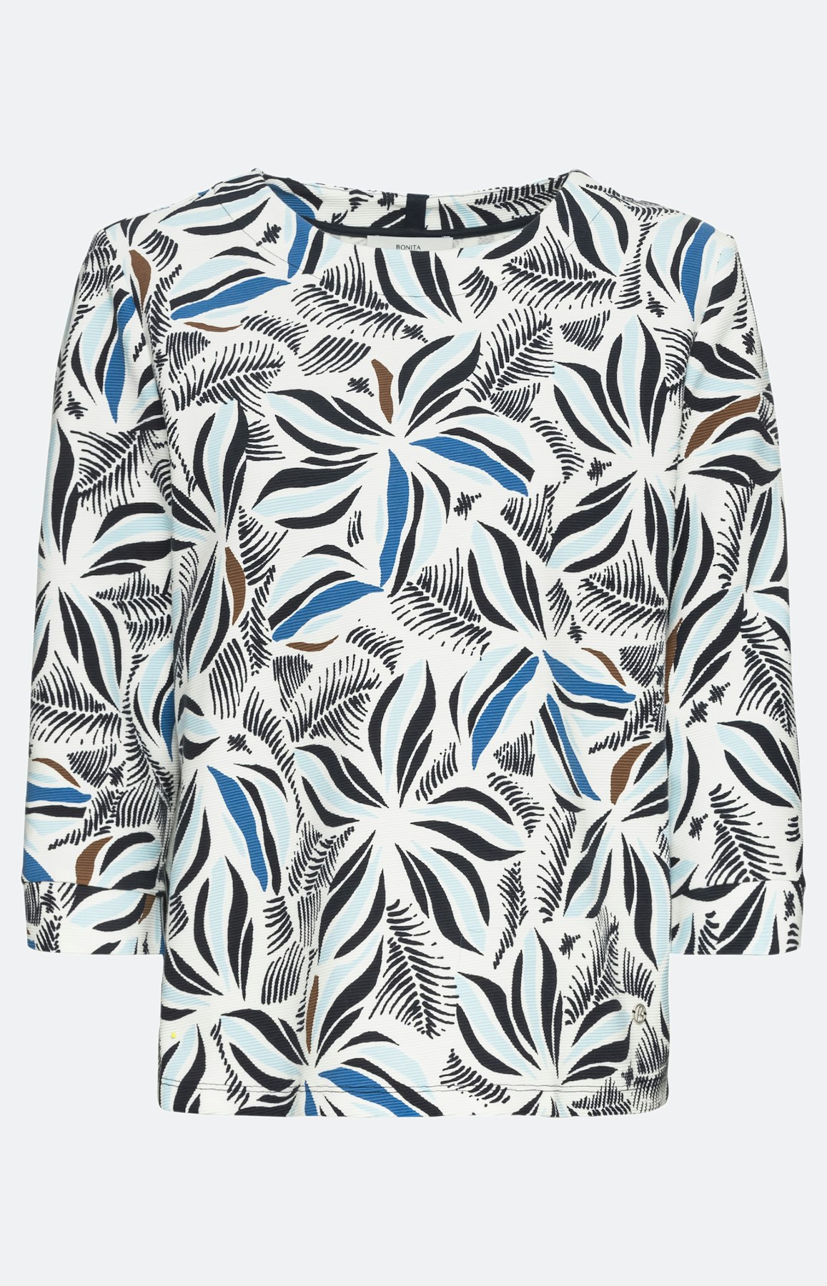Sweatshirt mit floralem All-Over Print