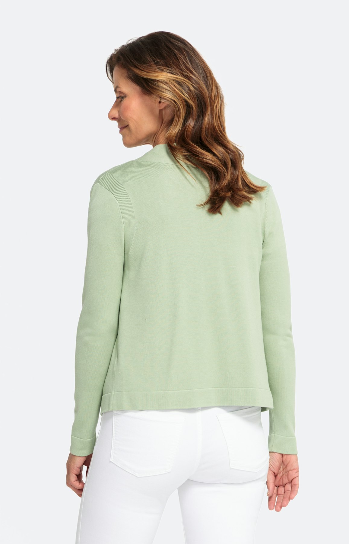 Kurzer Cardigan mit 1 Knopf