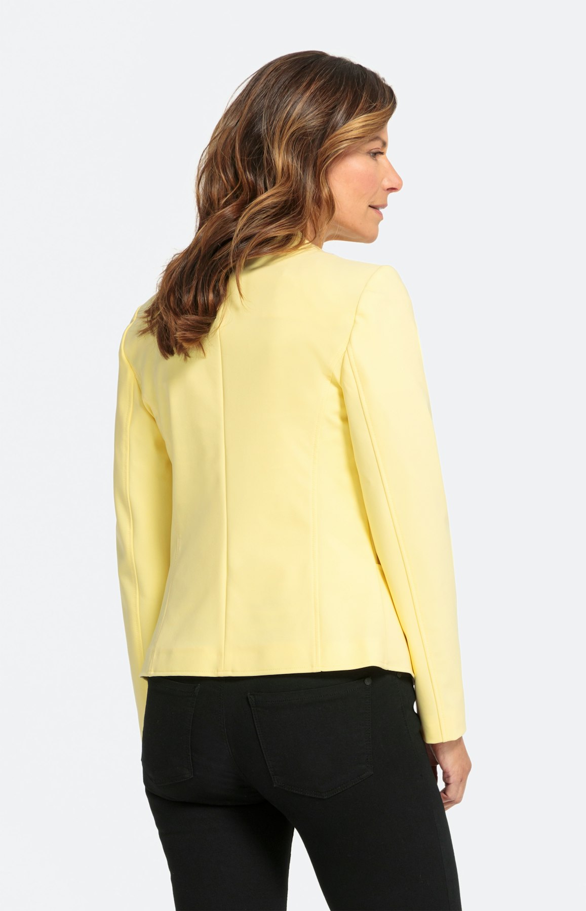 Sportlicher Blazer in Softshell-Haptik