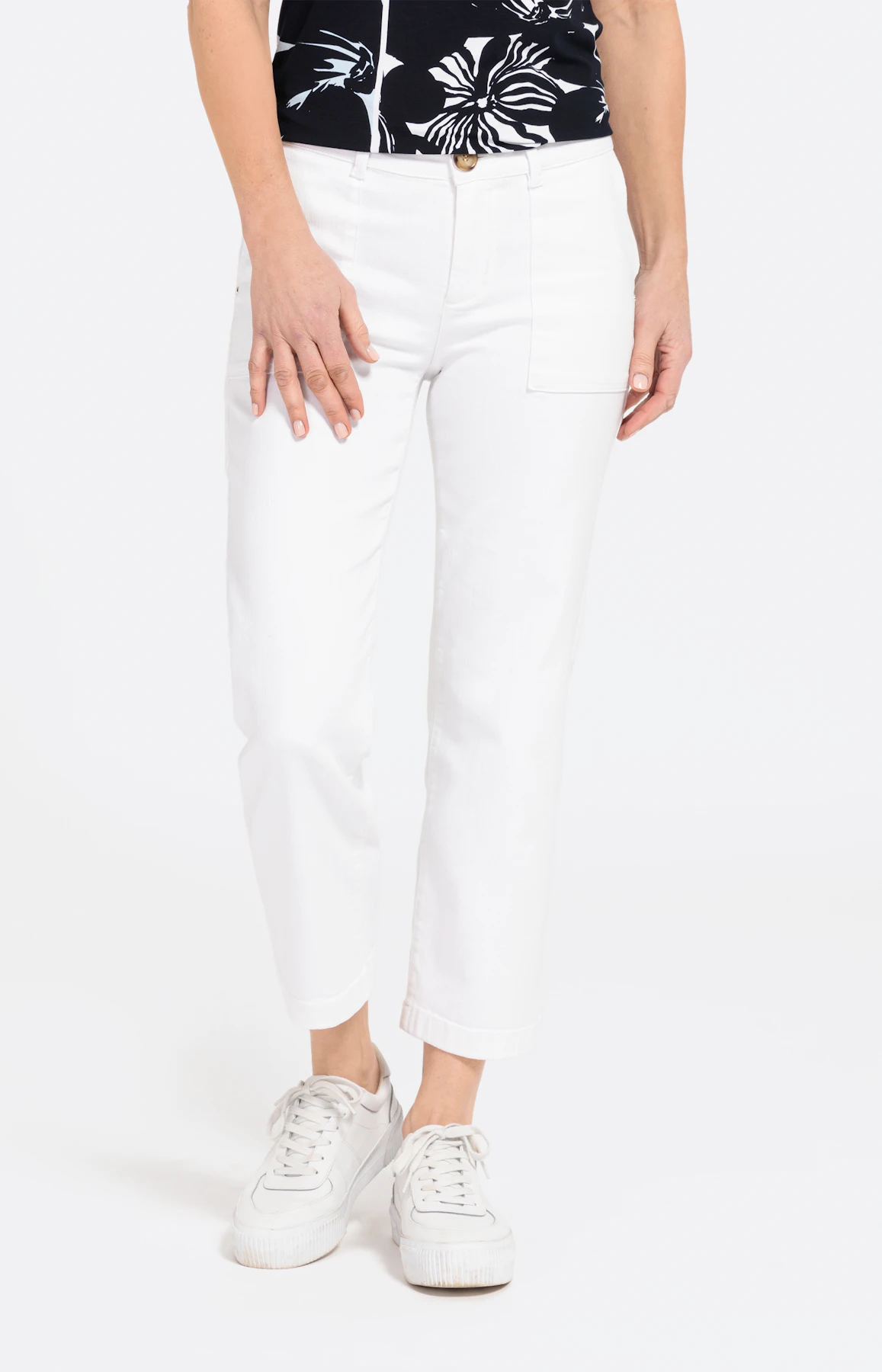 Denim-Culotte mit Stretch 26inch