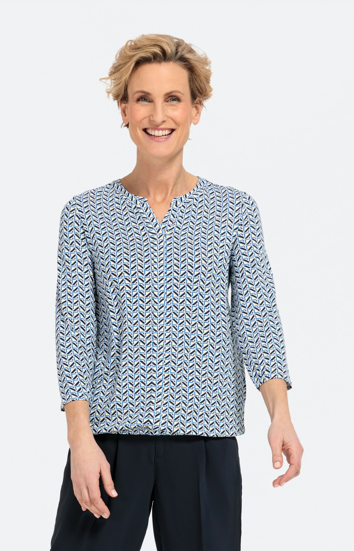 Shirt mit 3/4-Ärmellänge