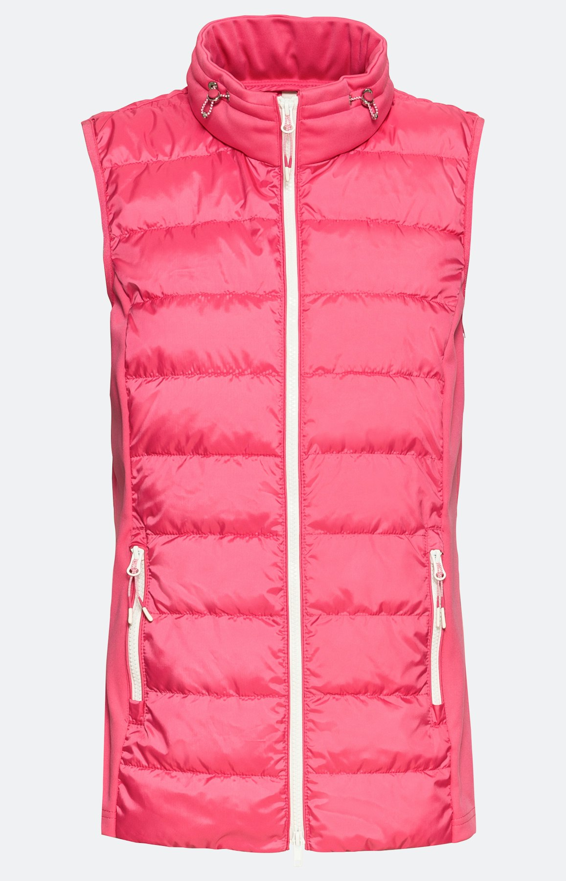 Sportive Steppweste mit Seiteneinsatz