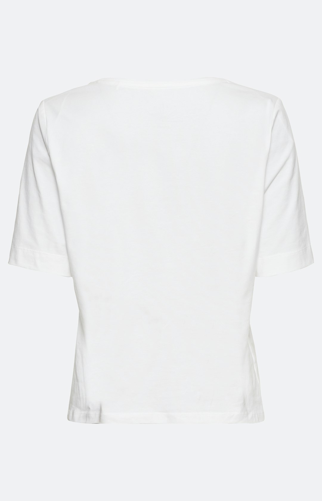 Schmales Basic Shirt aus Bio-Baumwolle