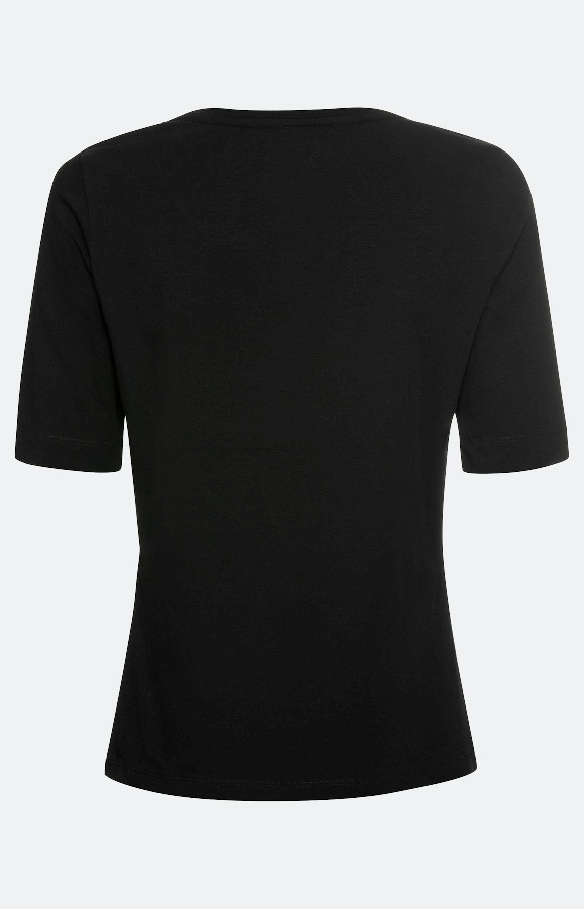 Basic T-shirt bio cotton, zwart