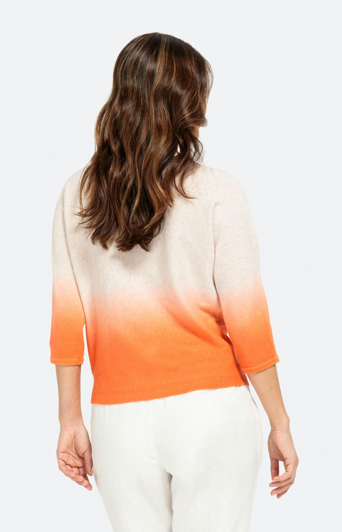 Feinstrickpullover mit Farbverlauf