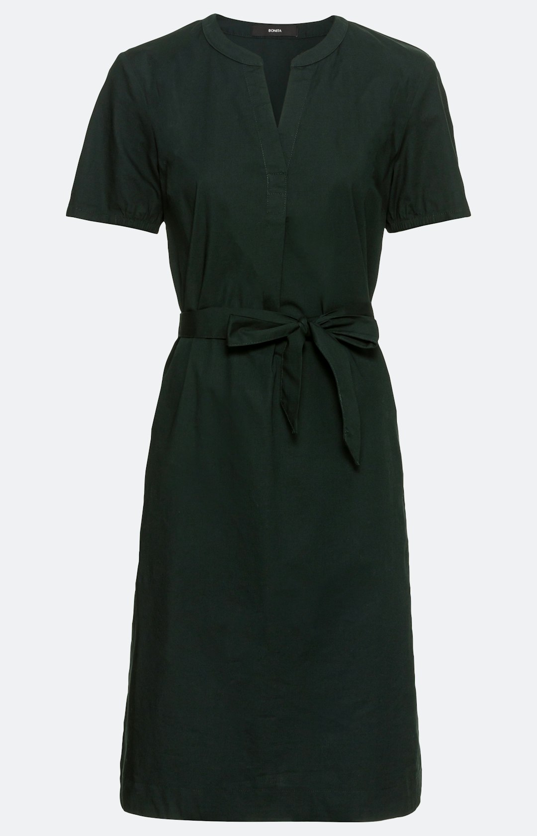 Kurzarm-Kleid in Papertouch-Qualität