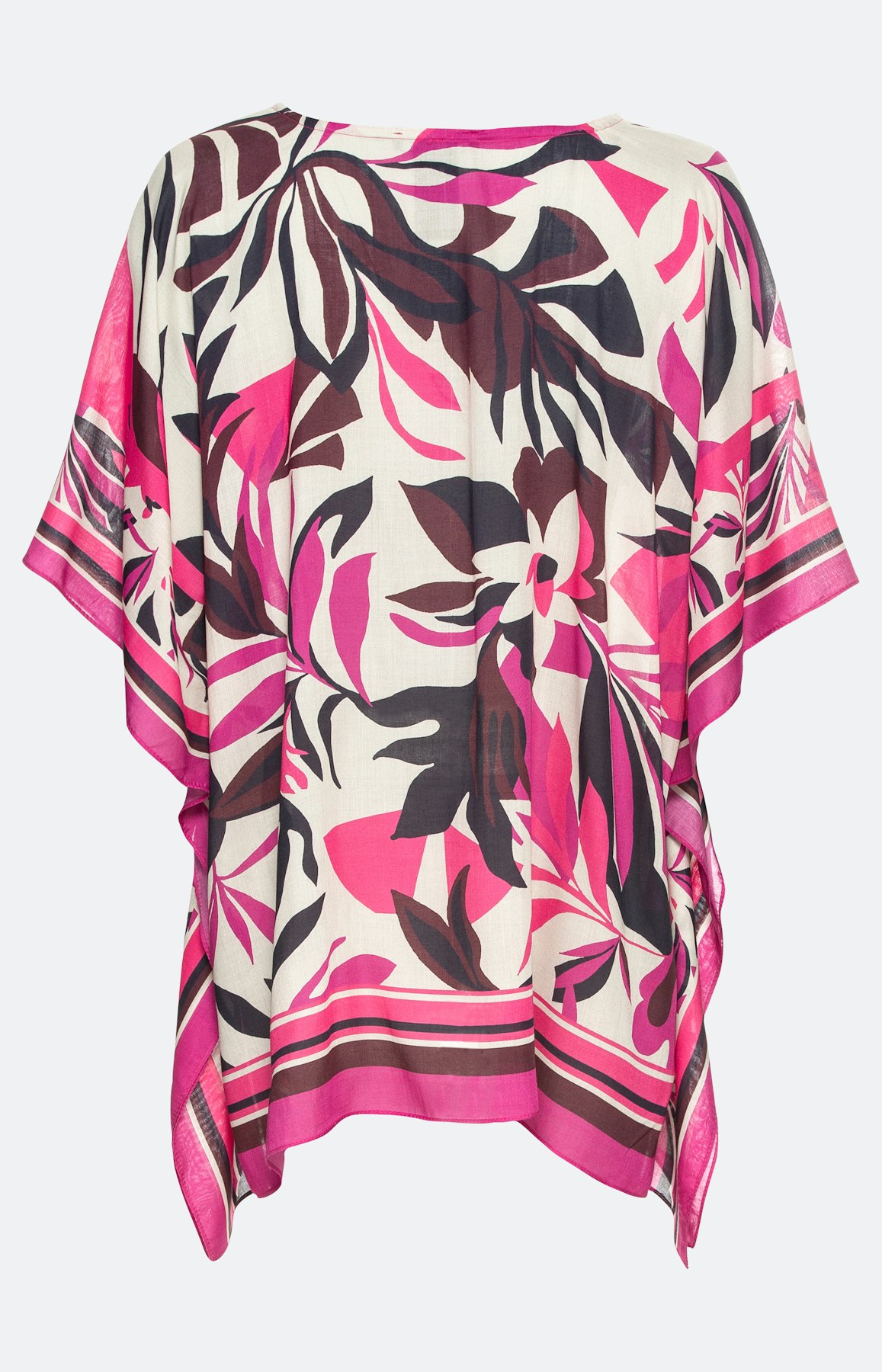 Tunika mit tropischem Blumenmuster