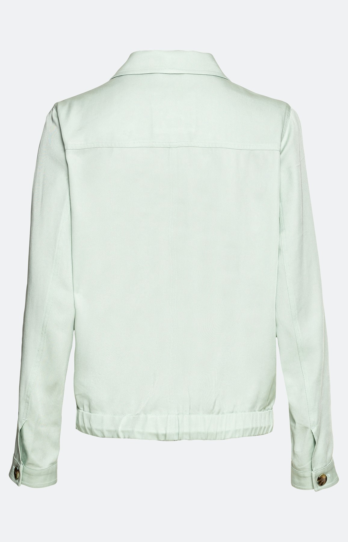 Twill jack met boxy snit