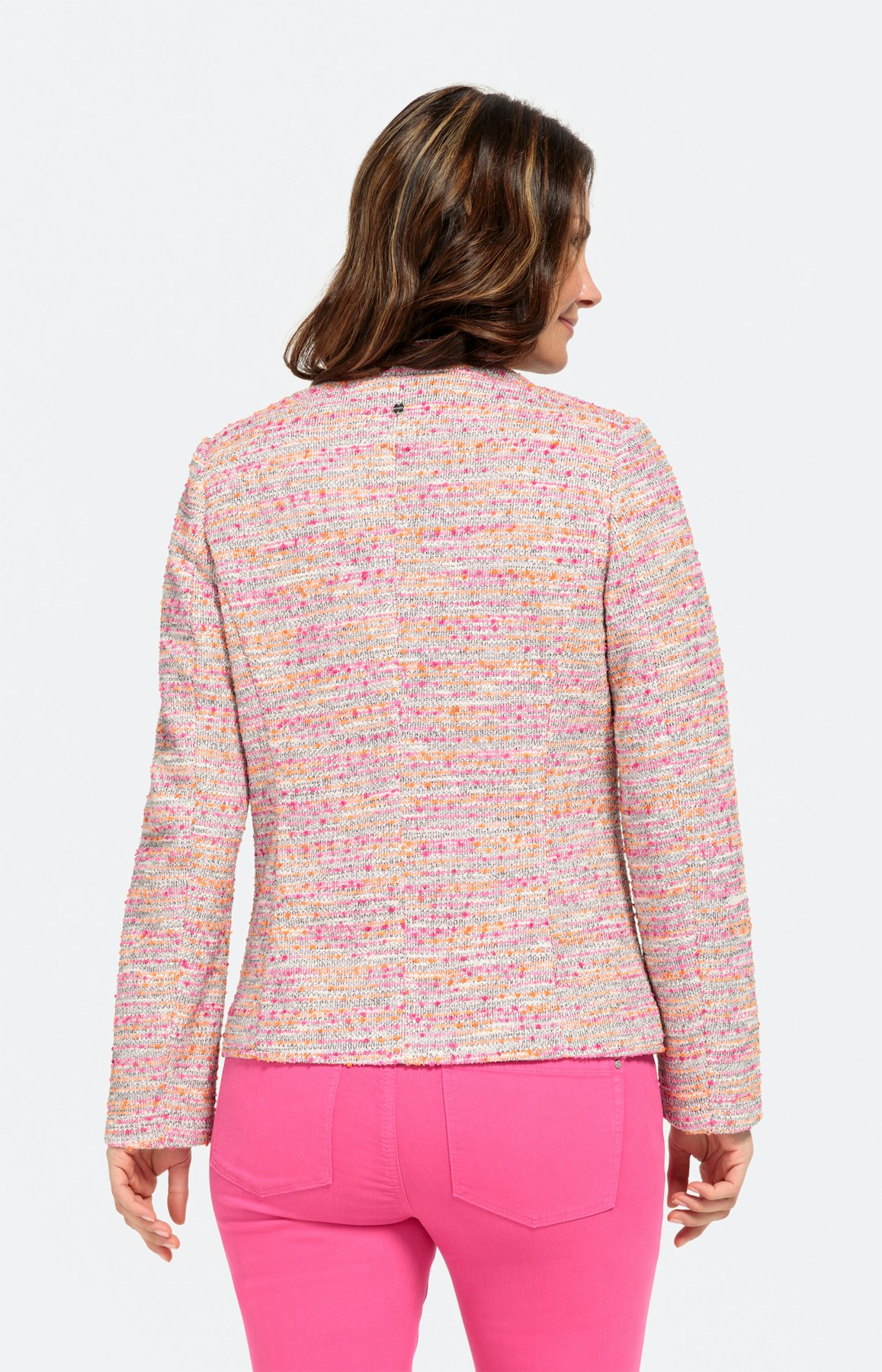 Schmal geschnittener Bouclé-Blazer