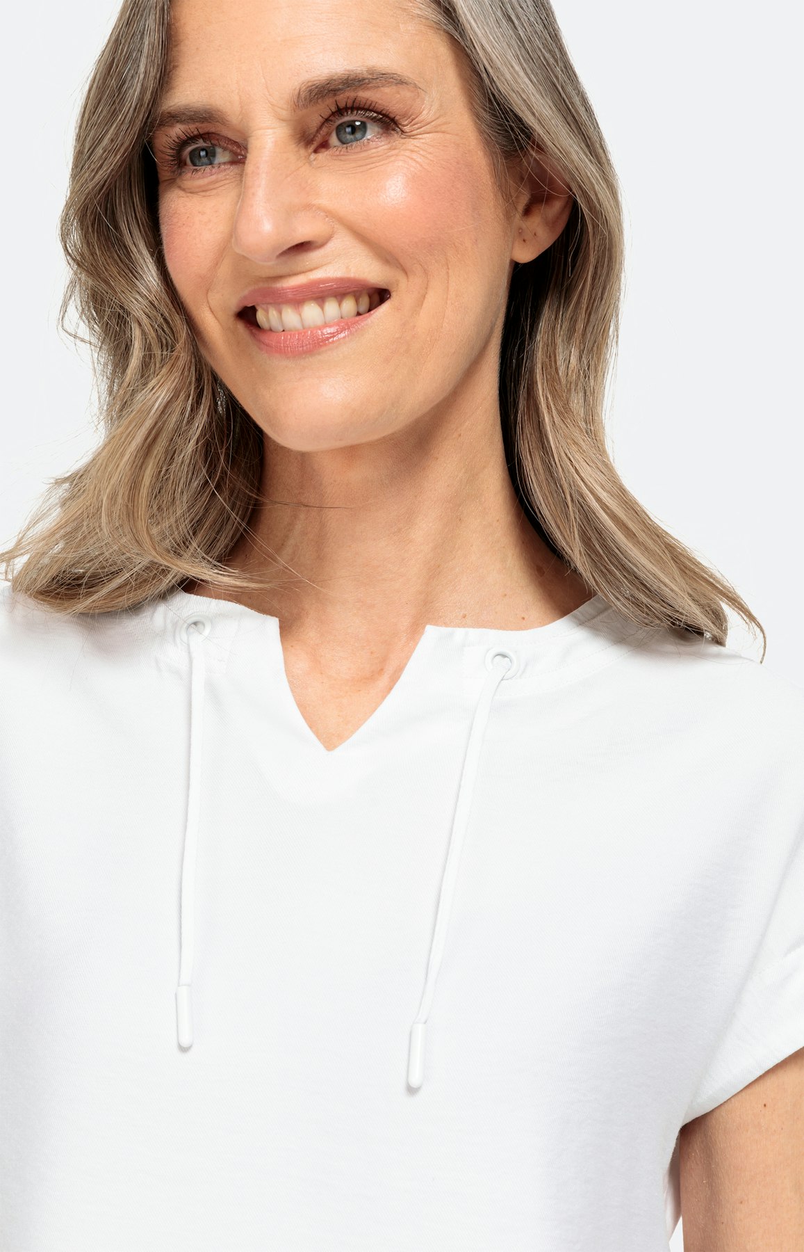 Elegantes T-Shirt mit elastischem Bund