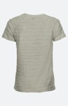T-Shirt mit Rundhals und Wellenstruktur