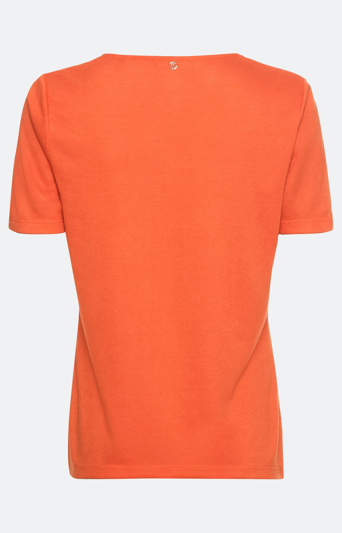 T-Shirt mit dekorativem V-Ausschnitt