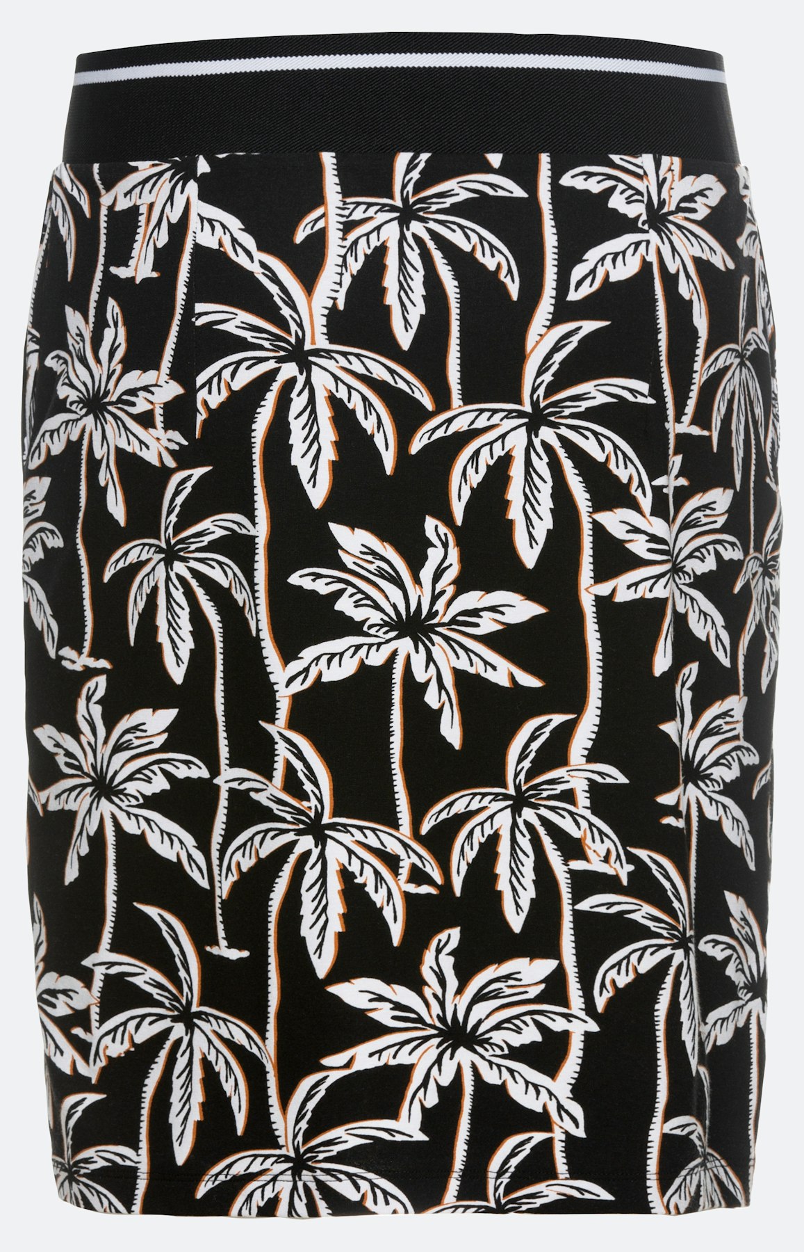 Kurzer Jersey-Rock mit Stretchbund