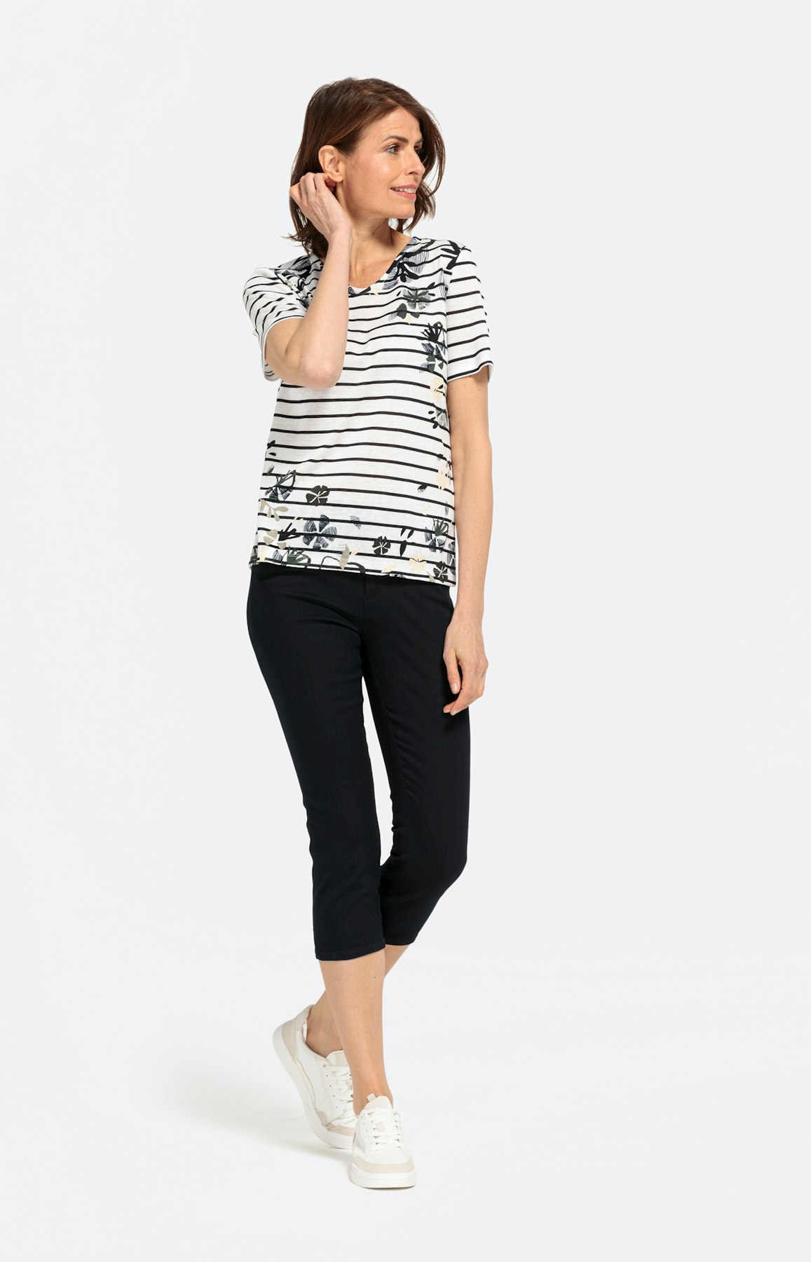 Schmale Capri-Jeans 22inch