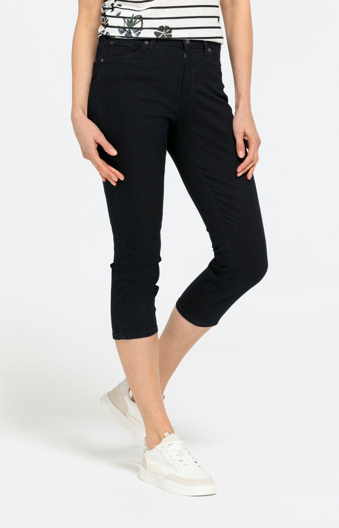 Schmale Capri-Jeans 22inch