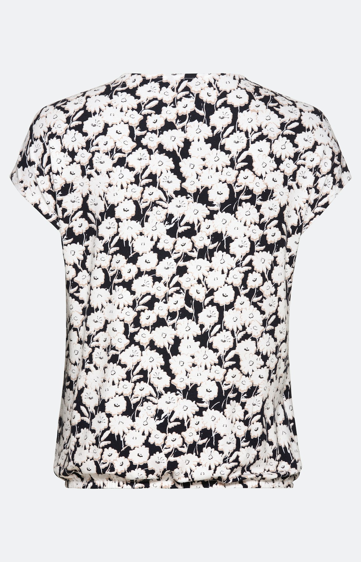 Millefleur-Shirt in Wickeloptik