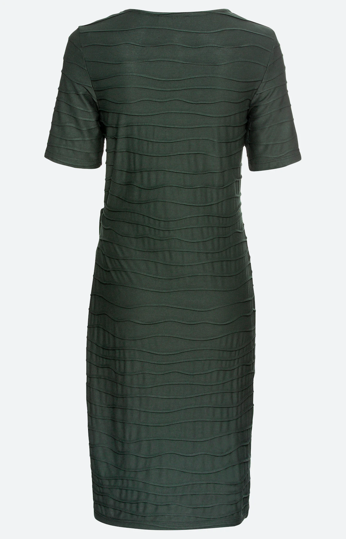 Halbarm-Jerseykleid in Wickel-Optik