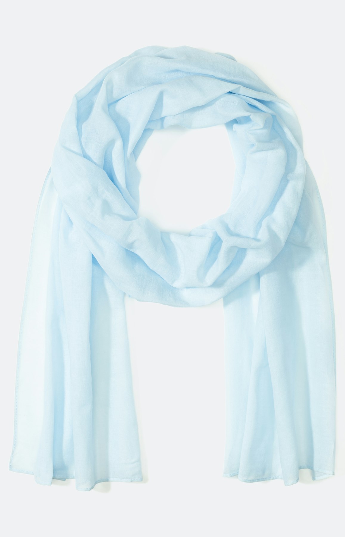 Leichter Schal im Uni-Design