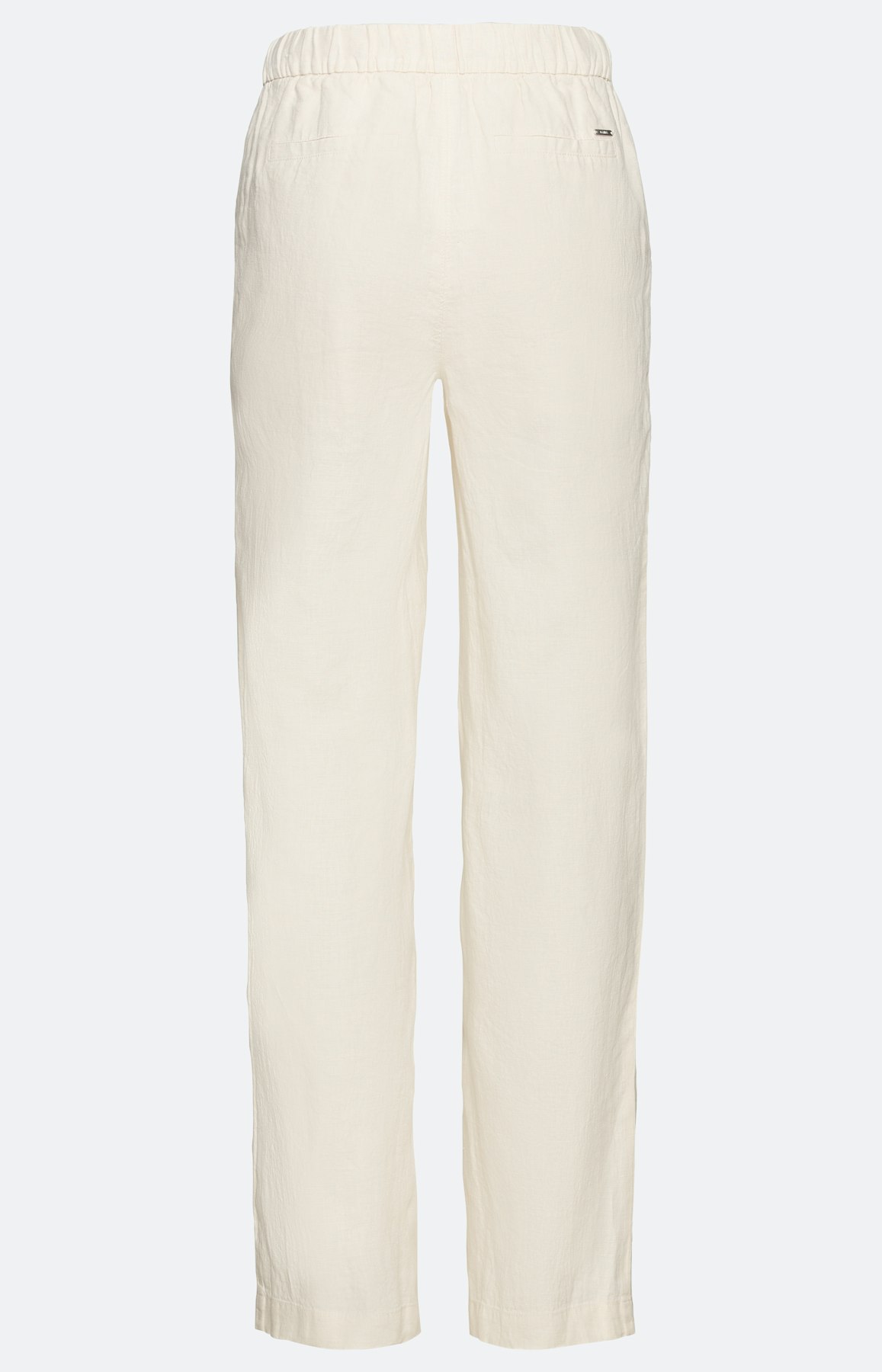 Linnen broek met wijde pijpen