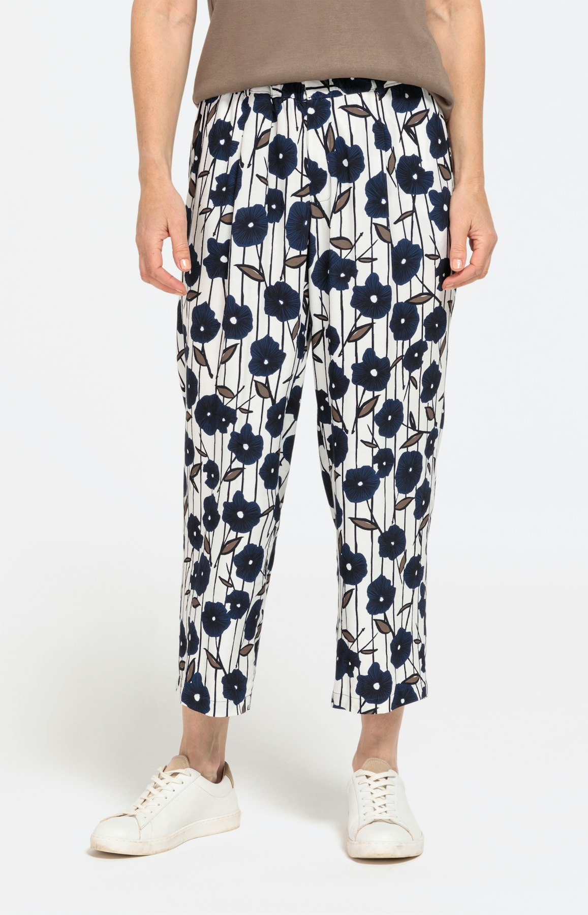 Gemusterte Culotte mit Komfortbund