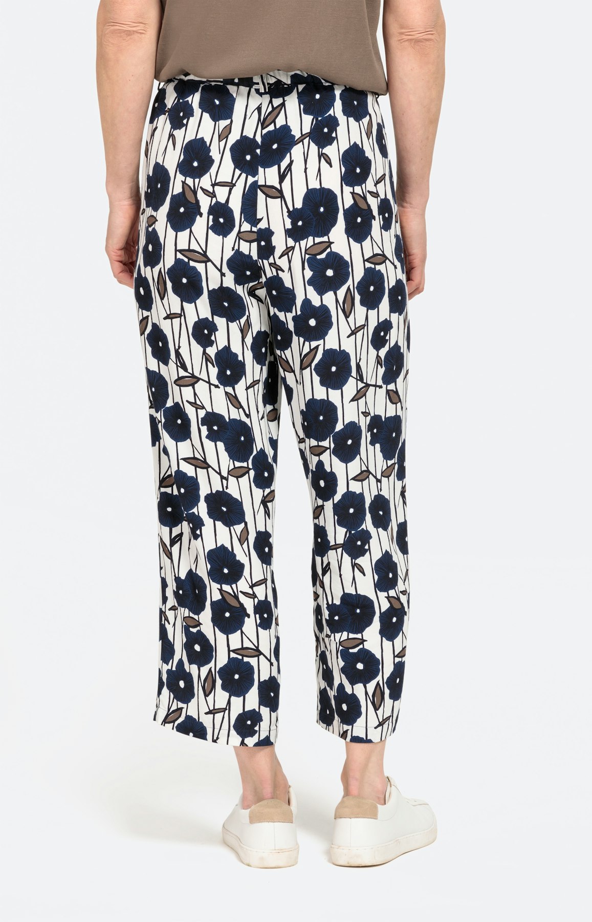 Gemusterte Culotte mit Komfortbund