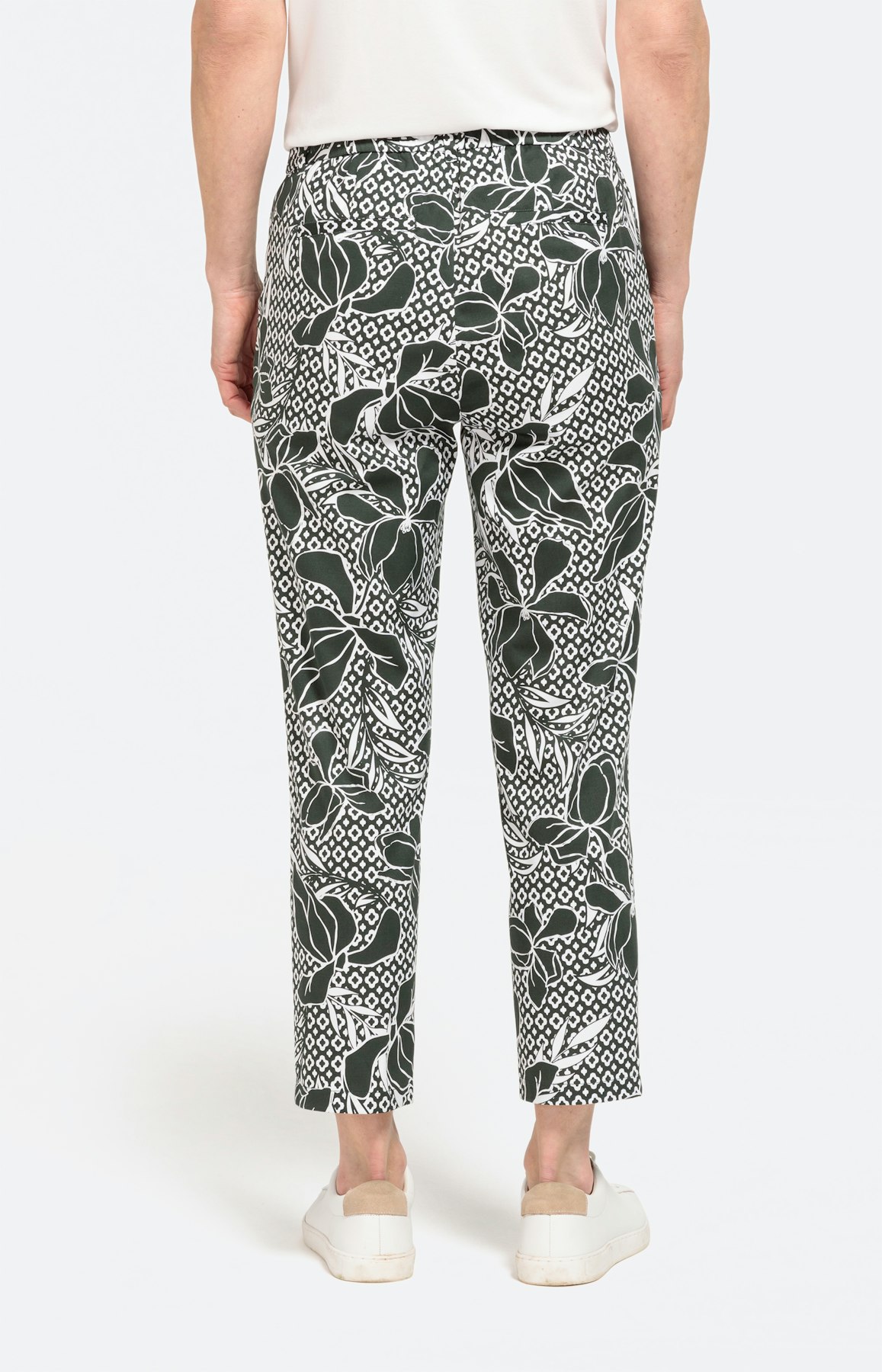 Papertouch-Hose mit teilelastischem Bund