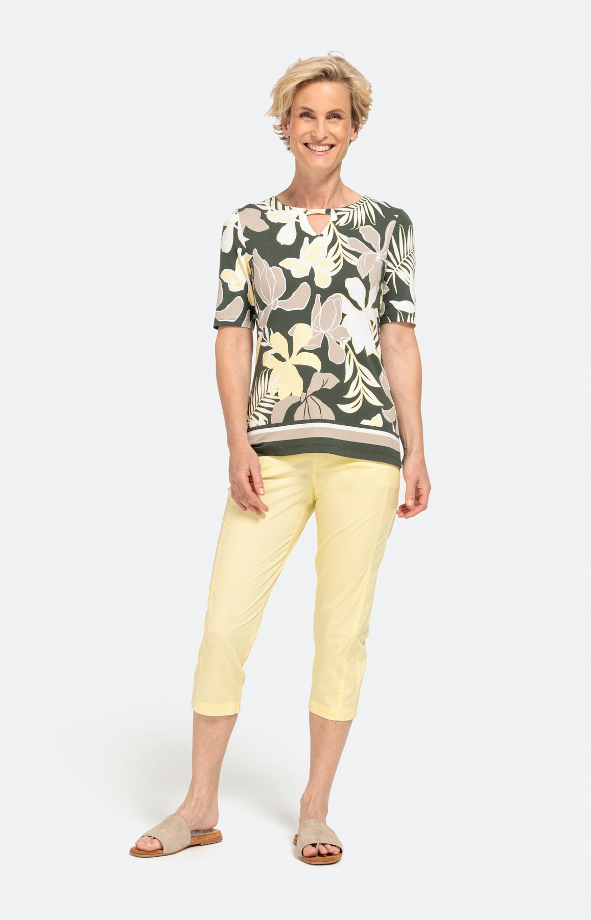 Caprihose in 4-Pocket-Design