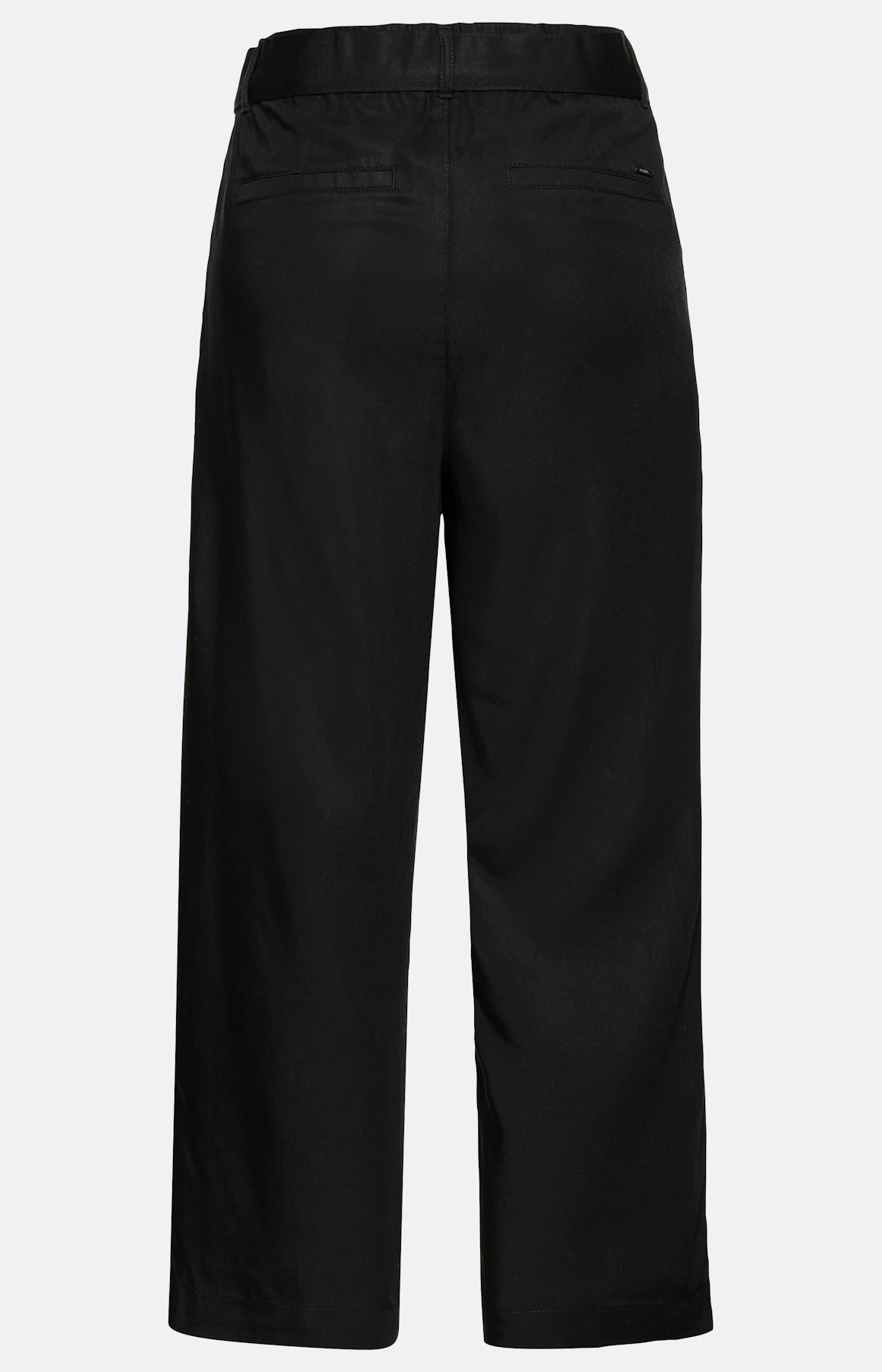 Enkelkleurige culotte met ceintuur