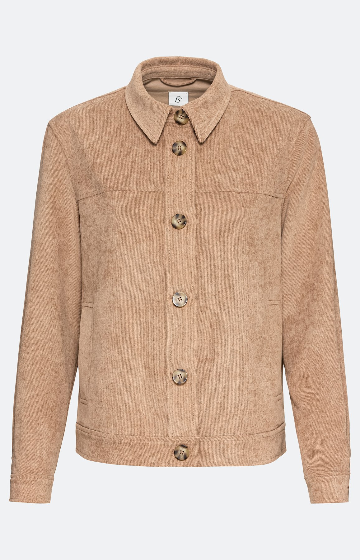 Kort corduroy-jack met stretch