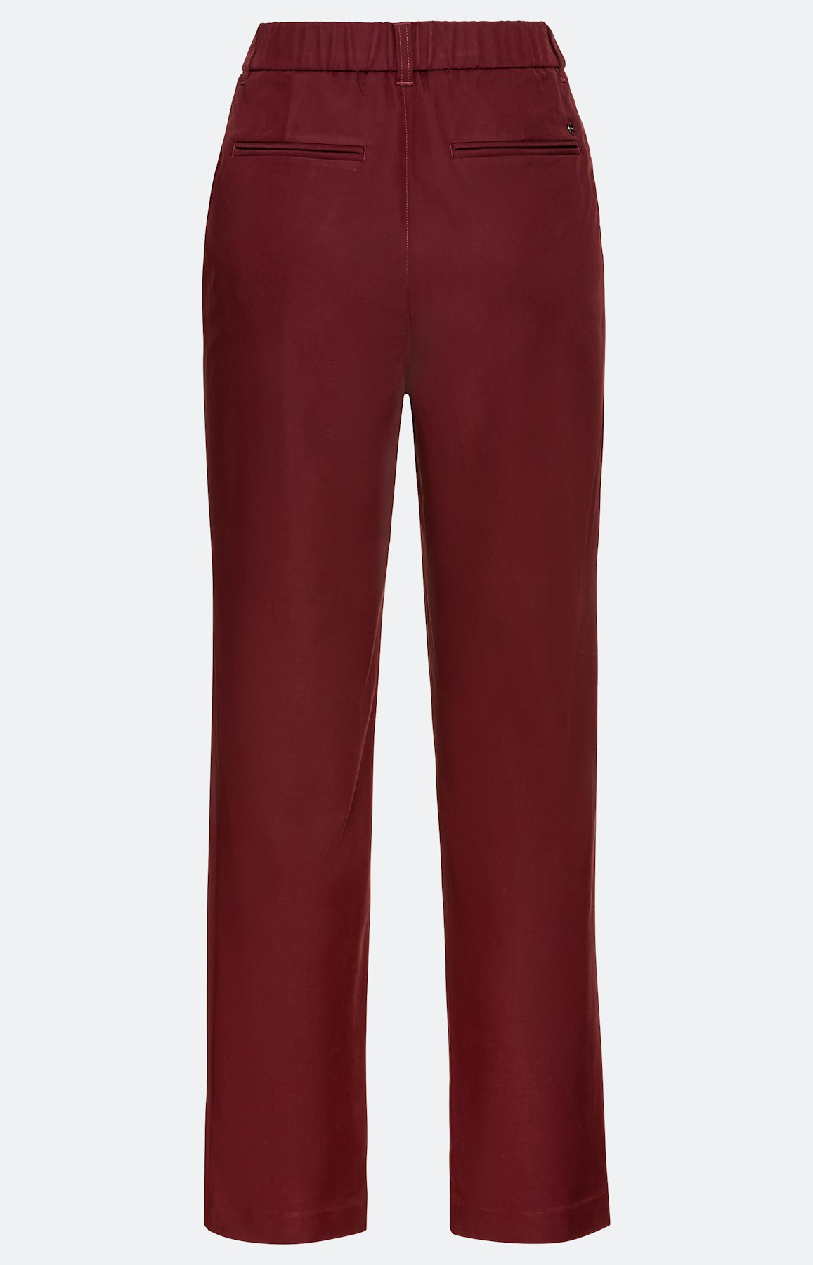 Modieuze sigarettenbroek met plooien