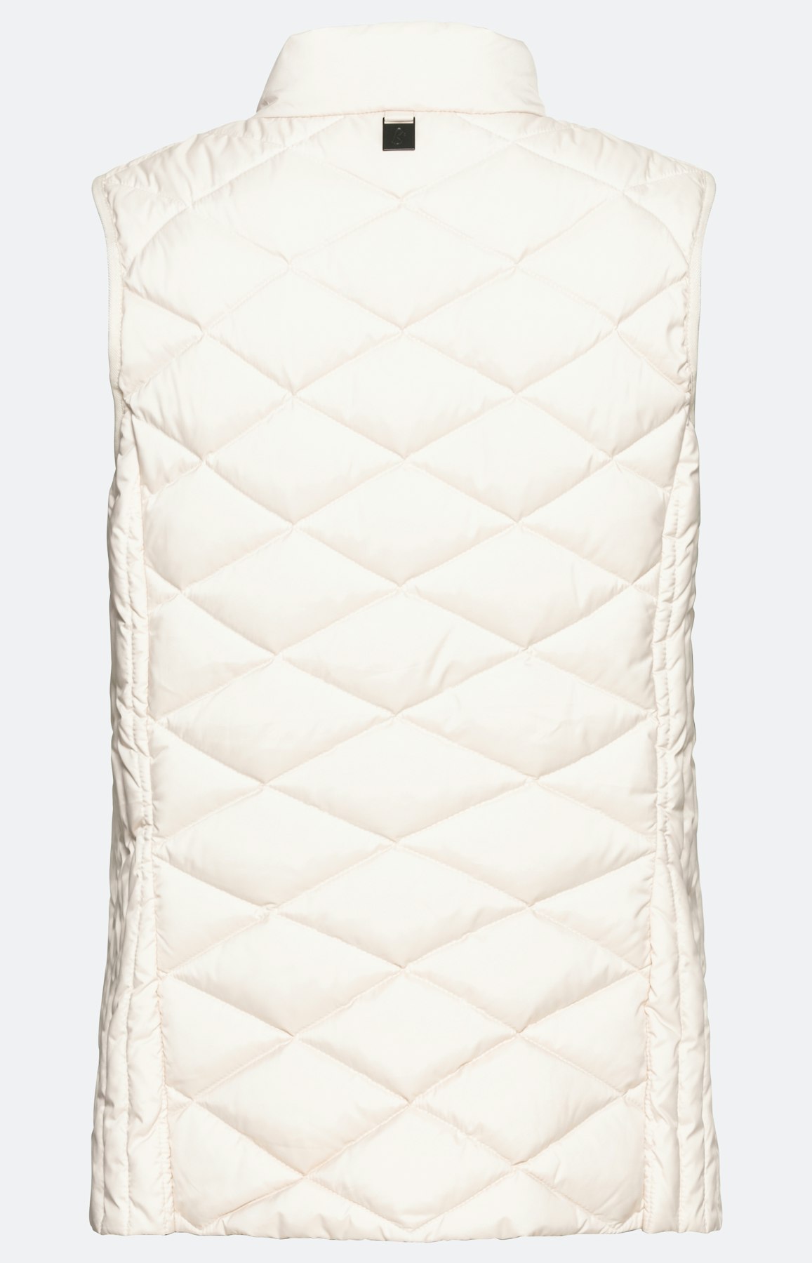 Lichtgewicht gewatteerd vest met kraag