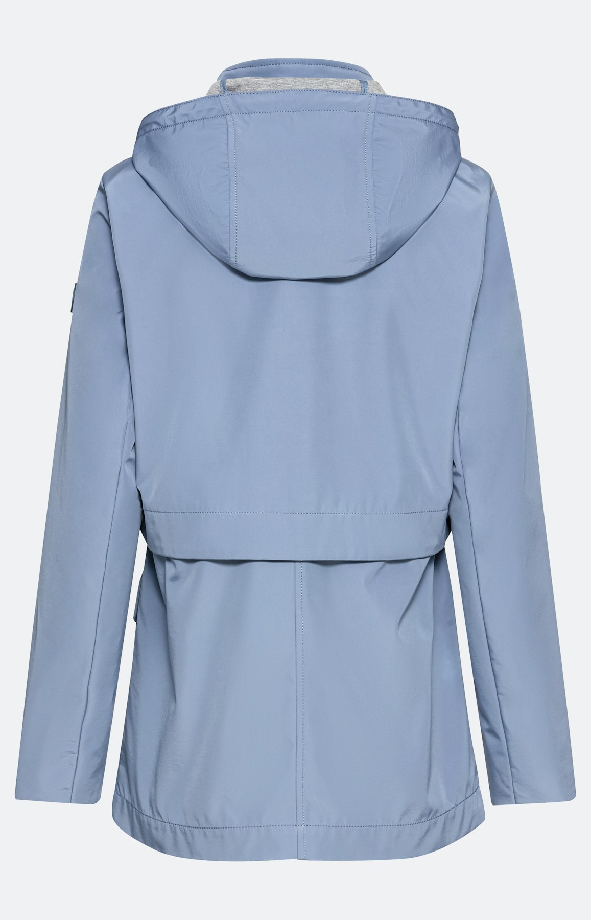 Softshelljacke mit abnehmbarer Kapuze