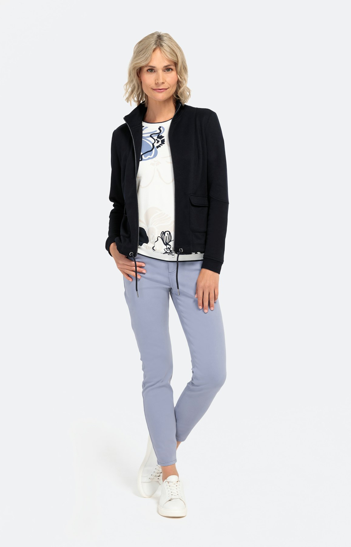 Stretch-Hose in verkürzter Länge